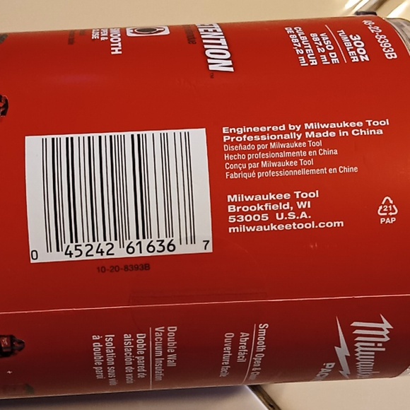 Milwaukee Packout. 30oz Tumbler. Longest Temperature Retention. NWT. 48-22-8393B - Picture 5 of 10